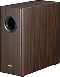 Edifier SUBWOOFER ATTIVO T5s – Woofer da 8 pollici – 70 Watt – Filtro passa-basso – Frequenza fino a 35 Hz – Alloggiamento in MDF per una risonanza ridotta – Standby – Connettori RCA (T5s LEGNO)