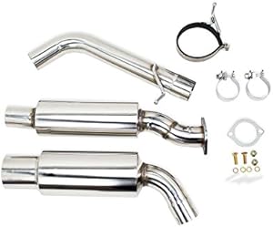 Rev9 CB-305 Single Exhaust Cat-back Stainless Steel Exhaust System, Sports-tuned Muffler, compatible with Nissan 370Z Z34 2009-19