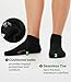 BAMBOO COOL Womens Ankle Socks Bamboo Viscose Basic Low Cut Moisture-Wicking Cushioned Anti-Blister