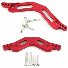 Alloy Front and Rear Shock Tower for ARRMA Granite Senton Big Rock Typhon Vorteks 3S Mega 550 Outcast Kraton 4S Upgrade Parts Red