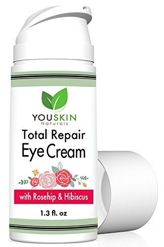 YouSkin Naturals Eye Repair Cream for Dark Circles, Puffiness, Wrinkles and Bags - Anti Aging Eye gel Moisturizer, 1.3 fl.oz