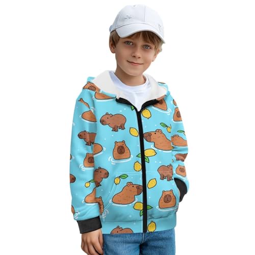 Kids Girls Hoodie Casual Zip Up Pullover Long Sleeve Coat with Pockets Fall Winter Soft Jacket for Teens2
