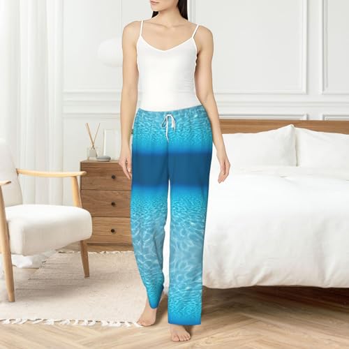 Pantalon de détente extensible imprimé sous-marin fluide et doux
