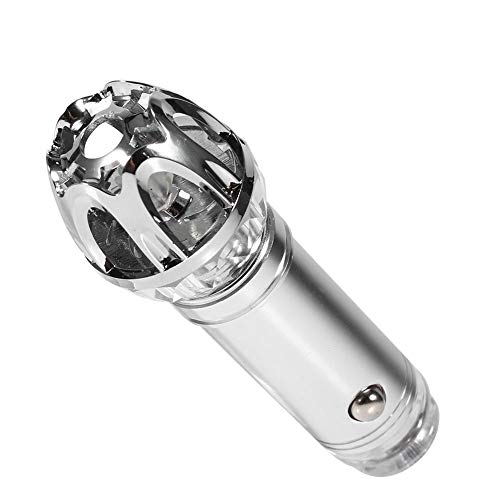 Tiffasha Auto Luftreiniger, Modischer Mini Ionischer Luftreiniger Luftreiniger Lufterfrischer Sauerstoffbar Silber Farbe Verwenden für Auto, Home Office Geruchsbeseitiger, Auto Luftreiniger Ionisator Cover