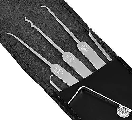 MULTIPICK ELITE 6 Professional Lockpick Set - 6 Piece, 0.6 mm Lock Picking Tools