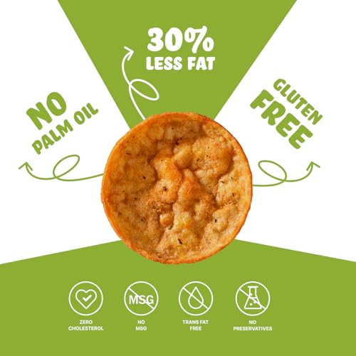 Image of BRB Corn Popped Chips | Cheese & Olive - Flavour | Not Fried. Not Baked | 30% Less Oil, No Palm Oil, Healthy Snack | 48g /51g Pack (weight may vary)