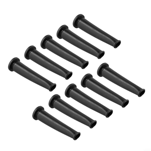 Vasiumic Lot de 10 manchons de protection en caoutchouc noir de 9 mm pour meuleuse d'angle et outils électriques, gestion des câbles