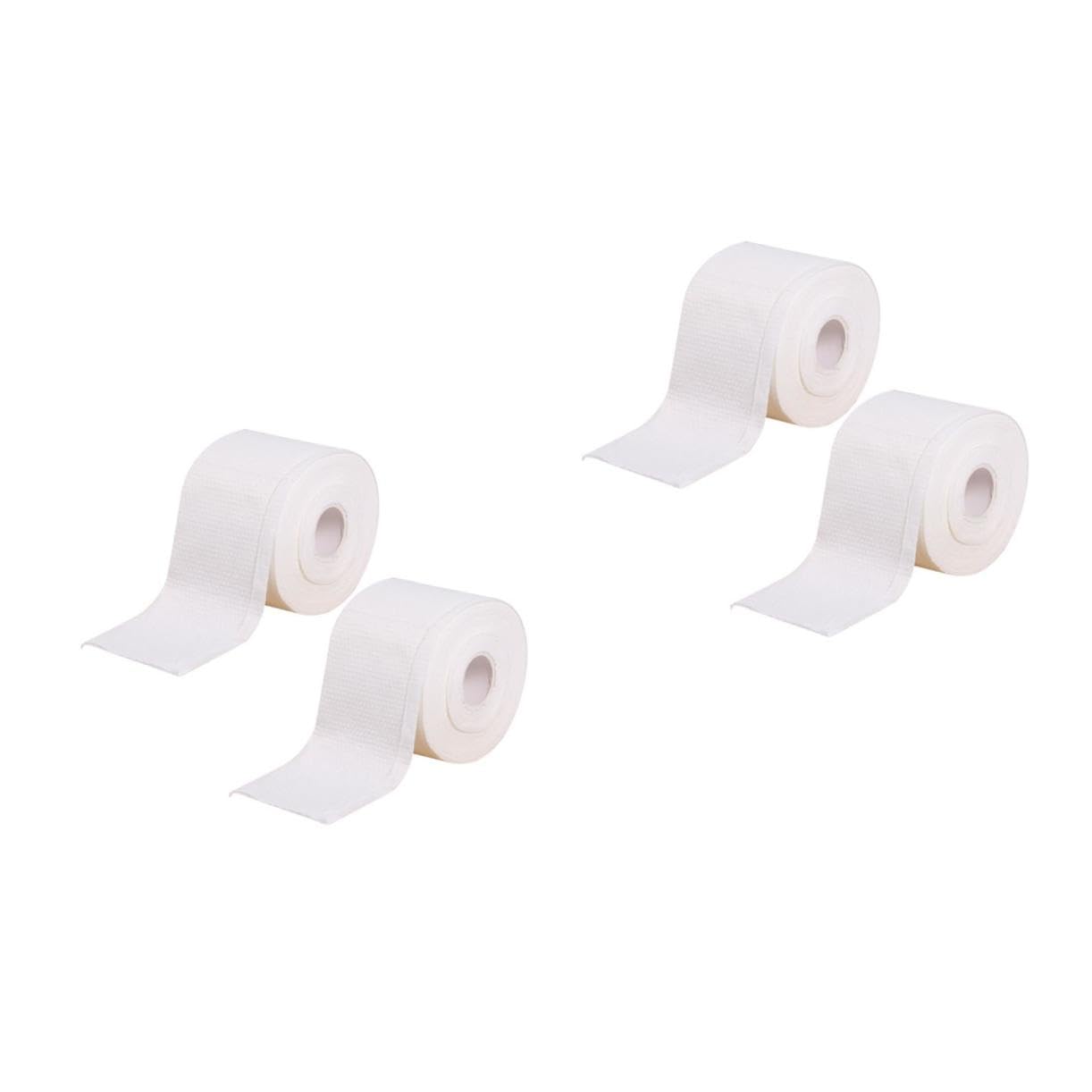 FRCOLOR 2 Sätze Gesichtstuch Tücher Gesichts- Einfach Waschlappen Pads Hautpflege Reinigungstuch Make-up-wischtuch Abschminktuch Gesichtsgewebe Baumwolle Weiß 2 Rollen * 2