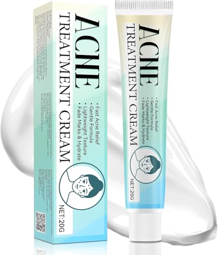 Anti Acné, Efectiva Crema Acne, Crema Granos, Acción Rápida, Reduce Imperfecciones, Brotes y Puntos Negros, Apta para Todo Tipo de Piel, Cuidado Suave de la Piel