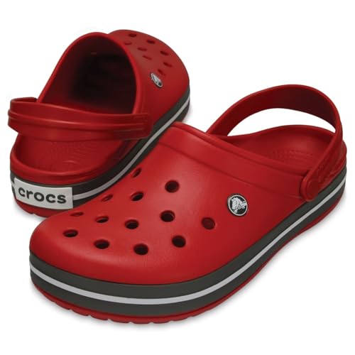 Crocs Unisex-Adult Crocband Clog, Pepper, 7 Women 5 Men US3