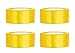 Produktbild SiDeSo® Satinband 100m x 25mm (4x25m Rolle) viele Farben Hochzeit Dekoband Geschenkband Antennenband Schleifenband (gelb)