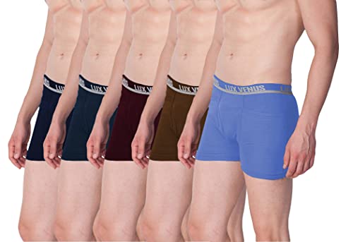 Image of LUX VENUS Men's Pack of 5 Plain Boxers