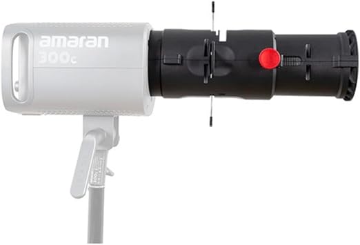 amaran Spotlight SE Mount Kit with 36 Lens, GOBO Holder, 15 M-Sized Gobos, Black, Photographic Continuous Output Lighting Spotlight