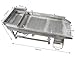 TECHTONGDA Straight Vibrating Sieve Screen Shaker Electric Linear Sifter Machine Stainless Steel One Layer One Motor 2.5mm Screen Size 11.8×29.5inch 110V