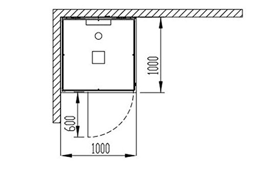 Hoesch Dampfbad Senseperience 100 x 100 cm Dampfdusche mit Duschwanne Ecke links-4