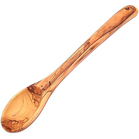Asfour Outlet Servierlöffel, aus Olivenholz, handgeschnitzt, 31,8 cm Cover