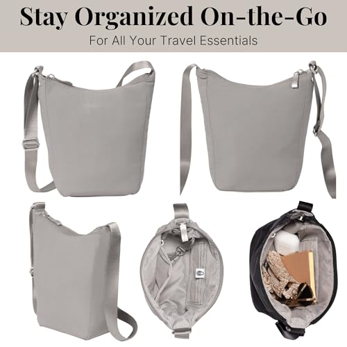 Image of Baggallini Swift Mini Crossbody Bag for Women - 4.5x7 Small Travel Purse with Crossbody Strap and RFID