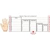 Personal Size 1/4 Dot Grid Paper Refill, Sized and Punched for Filofax Personal Notebook (3.7 x 6.75)