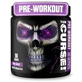 JNX SPORTS The Curse! Dark Grape Pre Workout Powder with Creatine – Extreme Energy Preworkout for Men & Women – 50 Servings – L Citrulline, Beta Alanine & Caffeine for Pump, Strength & Focus