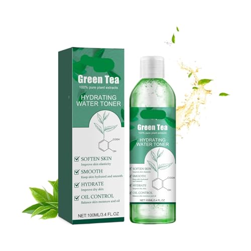 Feuchtigkeitsspendender Toner Mit Grünem Tee – Spendet Feuchtigkeit, Gleicht Die Talgproduktion Aus, Wirkt Aufhellend, Fettet Nicht, Lässt Akneflecken Verblassen Und Sorgt(1PCS)