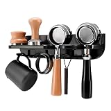 Kaffee Siebträger Wandhalter,Kaffee Siebträgerhalter,Kaffeewerkzeug Aufhänger,Kaffeehaltegriff-Halter,Kaffee Zubehör für Kaffeewerkzeuge Kaffee Tamper Rack für die meisten Griffe mit Händen