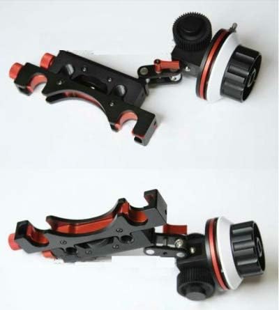 GOWE Follow Focus with A/B Hard Stops for 15mm rod extension 19mm rod