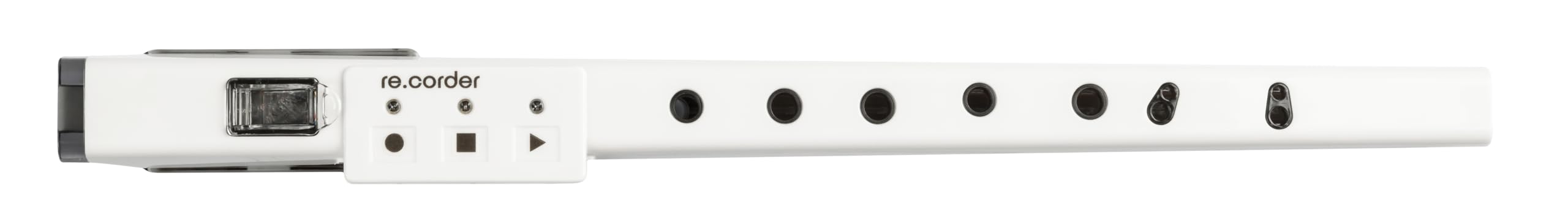 ARTinoise re.corder digitale akustische Flöte kabelloser MIDI-Controller 32 Klangfarben 4 Wiedergabemodi WEISS
