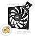 Thermalright TL-H12015B CPU Fan,Computer Case Cooling Quiet 4PIN PWM, 1900RPM High Speed,15mm Slimline Cooler for CPU Cooler and Chassis,120mm PC Cooling (TL-H12015B)