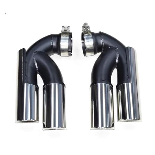 Spare Parts For Touareg V6 V8 Quad Exhaust Tip Stainless Steel Exhaust System Car Exhaust Pipe Muffler Tip Tailpipe