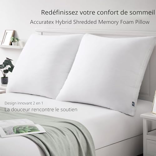Oreiller ergonomique ACCURATEX contre la raideur cervicale 65x65 - 3