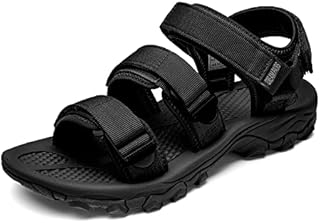 DREAM PAIRS Men's SDSA227M Sports Outdoor Athletic Open Toe Hiking Sandals,Black,Size 12