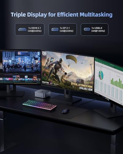 Image of Beelink SER9 Mini PC, AMD Ryzen 7 H255 (Up to 4.9GHz), 32GB DDR5 5600MHz 1TB NVMe SSD, Radeon 780M, 10G LAN, USB4, WiFi 6, BT5.2, 4K@240Hz Triple Display, Desktop Computer