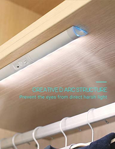 2 Pack Motion Sensor Closet Lighting With Germany Osram Beads, Eye Protection Design For Under Cabinet Lights Automatic Wireless Lighting, Led Rechargeable Night Lighting For Wardrobe Pantry Light #TOP1