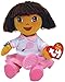 Miniatures World Dora l'Exploratrice - Peluche de Dora en Tenue de Tennis, de 18,5 cm de Hauteur