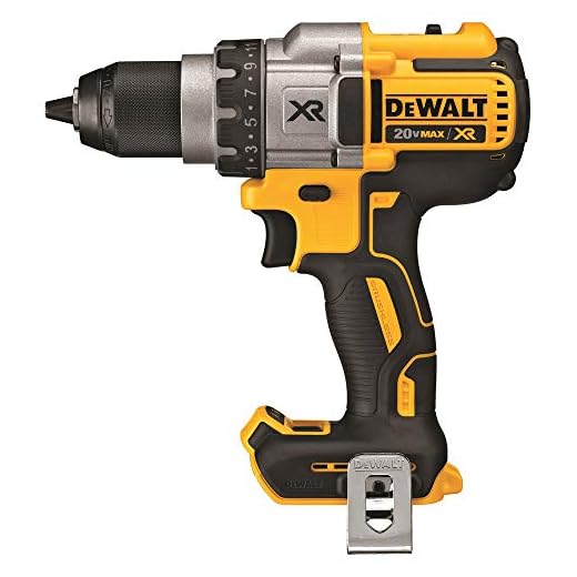 DEWALT 20V MAX XR Brushless Drill/Driver with 3 Speeds - Bare Tool (DCD991B)
