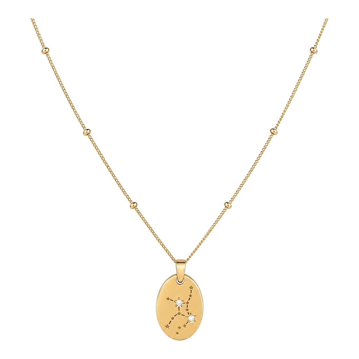 Collana personalizzato zodiaco pendente argento sterling 925 Collane di costellazione personalizzate stella segno ciondolo Compleanno fatto a mano anniversario