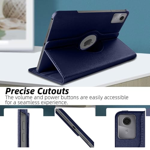 Casotec Flip Cover for Lenovo Tab M11 (11 inch) | 360° Rotating Back Cover | Leather Finish | Pencil Holder | Multi-Angle Stand Cover for Lenovo Tab M11 (11 inch) - Blue Casotec Flip Cover for Lenovo Tab M11 (11 inch) | 360° Rotating Back Cover | Leather Finish | Pencil Holder | Multi-Angle Stand Cover for Lenovo Tab M11 (11 inch) - Blue