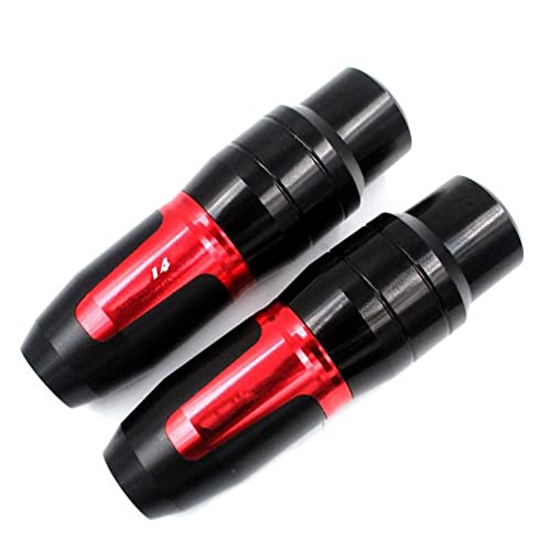 Protection crash évasée CNC Ninja ZZR1400 en alu premium - Rosso