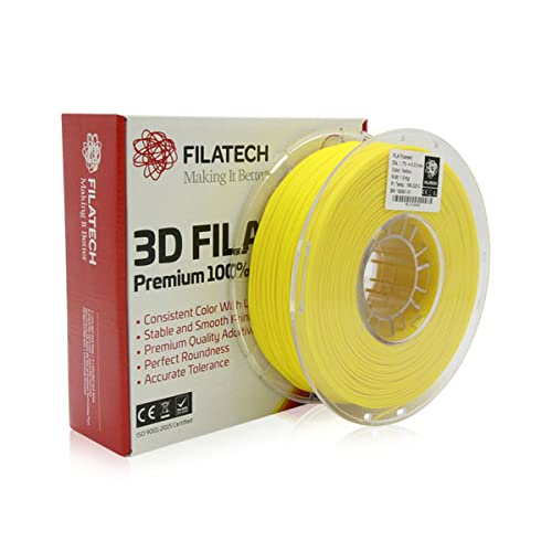 3D Printer Filament PLA 1.75-/+ 0.03mm 1kg Yellow - Made in UAE