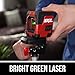 SKIL Self-Leveling Green Cross Line Laser with Projected Measuring Marks - LL932401,Red/Black
