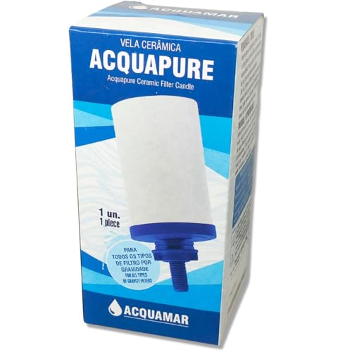 ACQUAMAR, Filtro Refil Talha de Barro Bebedouro Gravidade Vela Cerâmica