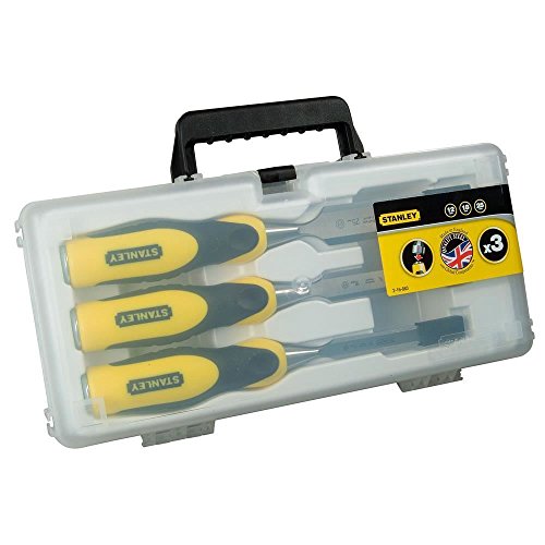 Formones STANLEY set de 3 piezas para restaurar muebles y madera 5