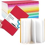 Koogel 24 Pack Mini Pocket Notebooks, Small Blank Notebooks 3.5 x 5.5 Inch Memo Steno Tiny Notepad Bulk 48 Pages of each Journals for Kids Students Nursing School Essentials Office Supplies 12 Colors