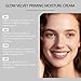 Glow Velvet Priming Moisture Cream, Pore Blurring and Makeup Gripping Primer, Hydrate and Lock Makeup All Day, Korean Skin Care for All Skin (1pcs)