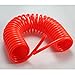 Air Compressor Tool Hose, OD8 x ID5mm PU Spring Tube Air Pressure Hose Spiral Pipe for Compressor Flexible Air Tool (Recoil Air Hose, 6M)