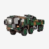 BlueBrixx Bundeswehr LKW Kat 1 8x8 10 t, 934 Klemmbausteine, Kranfahrzeug