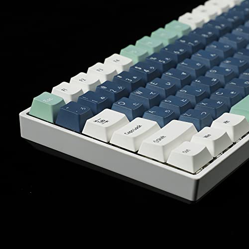 Image of 145 Heraldry Cherry Profile Dye Sub Thick PBT 5 Sides Mac Keycaps Set for ANSI 104 87 61 96 75 GMMK NCR80 Mx Keyboard
