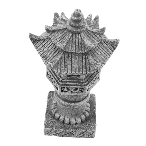 Lanterne japonaise résine statue zen asiatique décoration jardin extérieur et pelouse