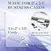Binditek 5 Mil Business Card Laminating Pouches, 100 Pack, 2.3