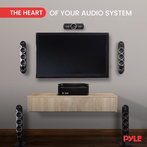 Pyle PT8000CH 4 Multi-Zone Stereo Amplifier - 19 Inch Rack Mount, Powerful 8000 Watts With Speaker Selector Volume Control & Led Audio Level Display thumb #7